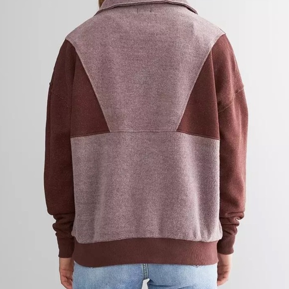 BKE Quarter Zip Pullover Red X-Large - Picture 2 of 15